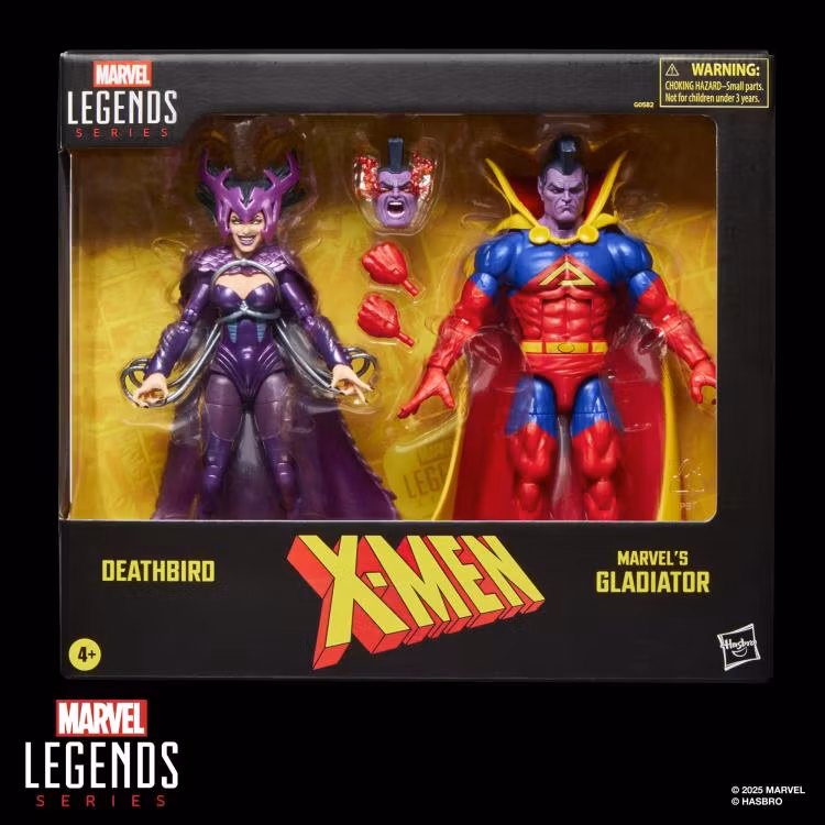 X-Men Marvel Legends Gladiator & Deathbird Action Figure Two-Pack