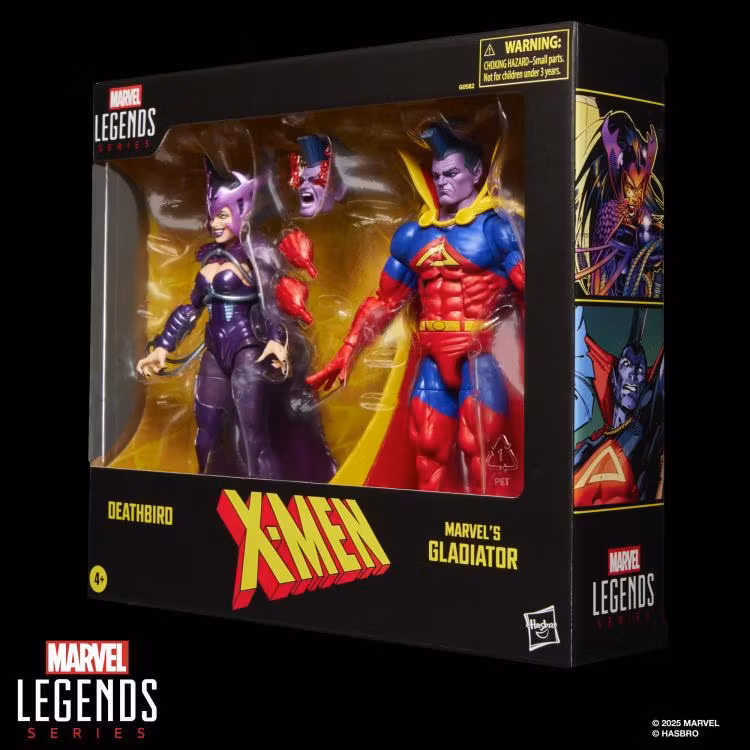 X-Men Marvel Legends Gladiator & Deathbird Action Figure Two-Pack