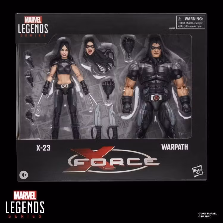 X-Force Marvel Legends Warpath and X-23 Action Figure Two-Pack