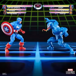 Marvel Legends Gamerverse Captain America vs. Venom Action Figure Two-Pack
