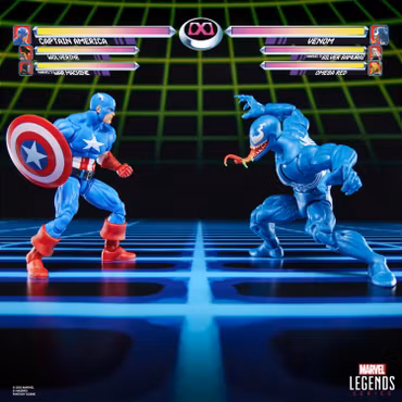 Marvel Legends Gamerverse Captain America vs. Venom Action Figure Two-Pack