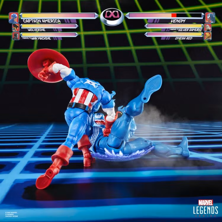 Marvel Legends Gamerverse Captain America vs. Venom Action Figure Two-Pack