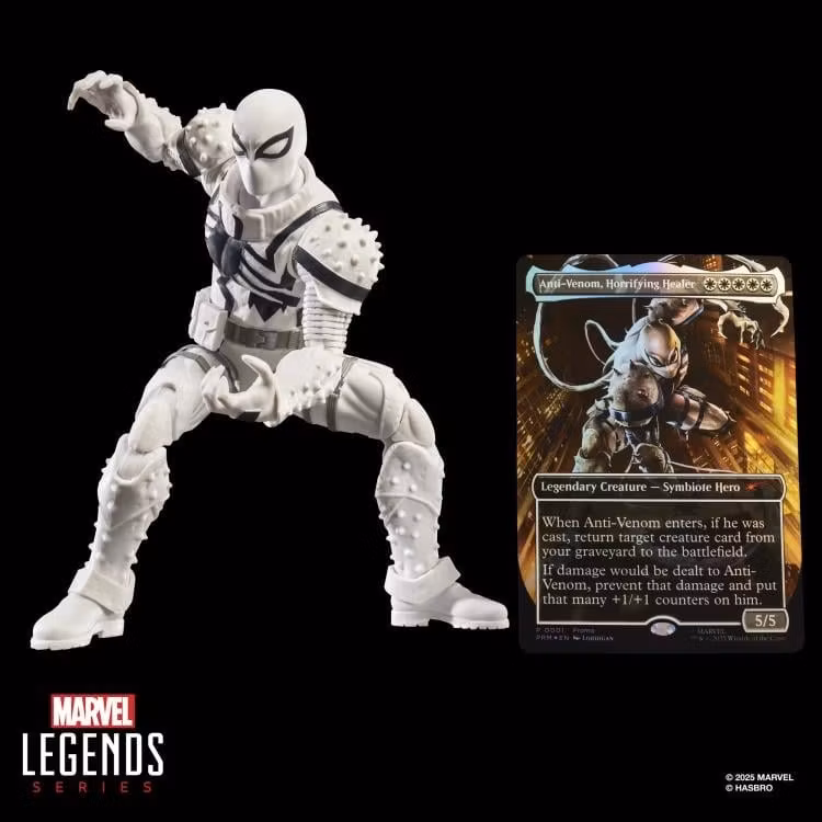 Marvel Legends Agent Anti-Venom Action Figure with Exclusive Magic: The Gathering Card