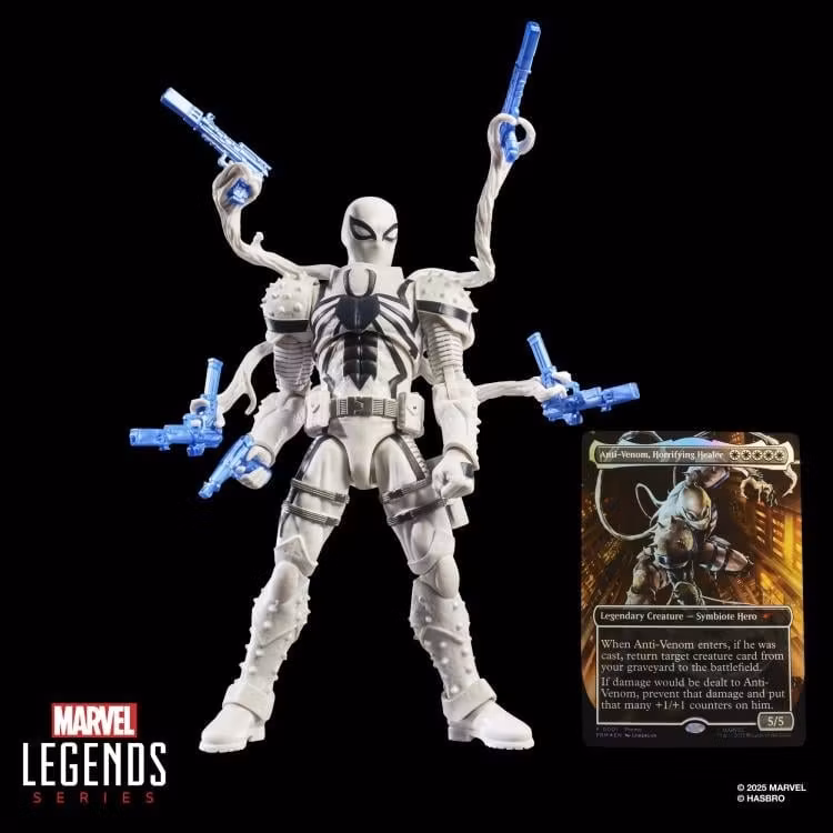 Marvel Legends Agent Anti-Venom Action Figure with Exclusive Magic: The Gathering Card