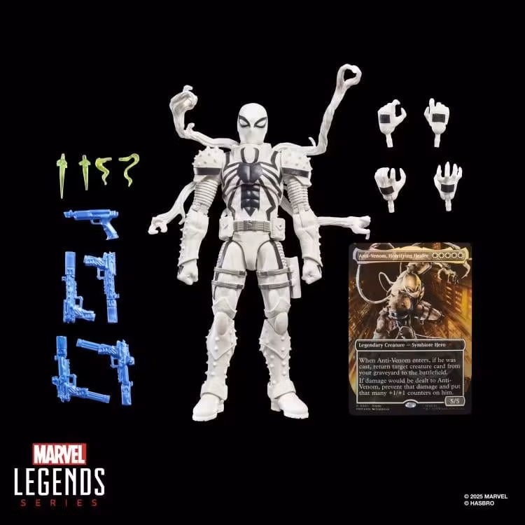 Marvel Legends Agent Anti-Venom Action Figure with Exclusive Magic: The Gathering Card
