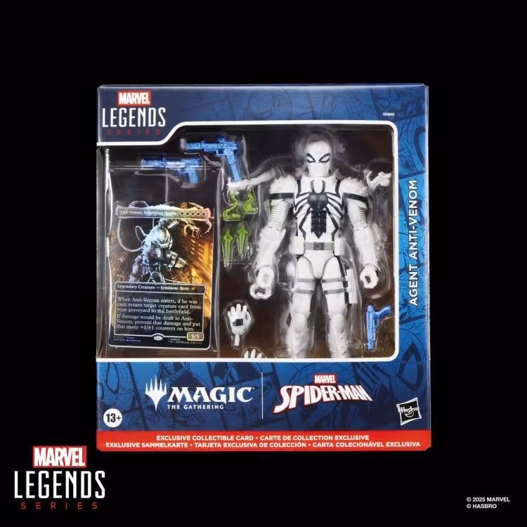 Marvel Legends Agent Anti-Venom Action Figure with Exclusive Magic: The Gathering Card