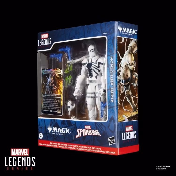 Marvel Legends Agent Anti-Venom Action Figure with Exclusive Magic: The Gathering Card