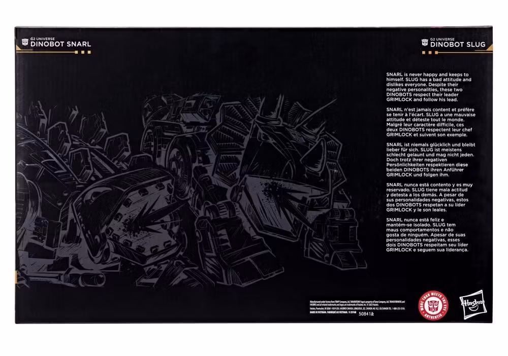 Transformers: Age of the Primes Leader Class G2 Universe Dinobot Snarl & Dinobot Slug Two-Pack
