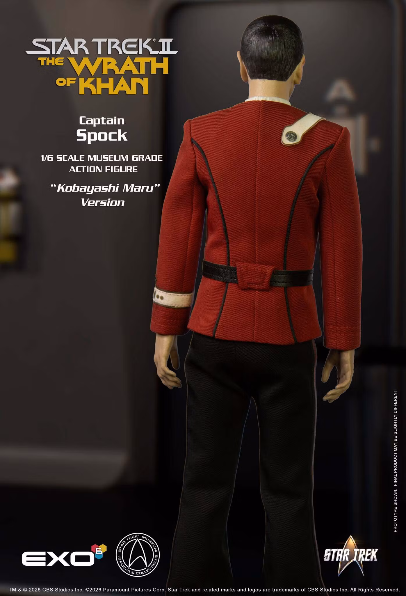 Star Trek: The Wrath of Khan Captain Spock (Kobayashi Maru Ver.) 1/6 Scale Action Figure