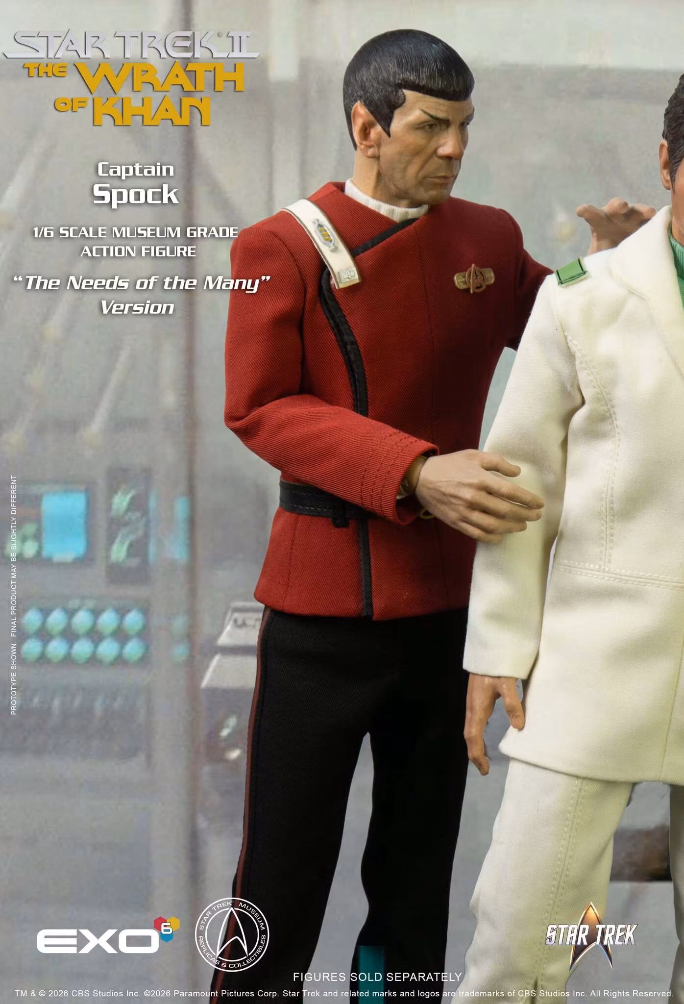 Star Trek: The Wrath of Khan Captain Spock (Needs of the Many Ver.) 1/6 Scale Action Figure