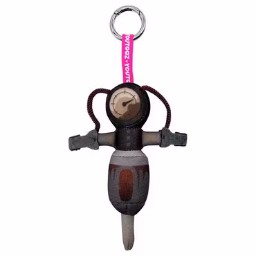 Fallout Plush Keychain Stimpak