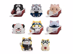 Naruto: Shippuden Nyaruto! Mega Cat Project The Bond Between Master and Disciple Box Set of 8 Figures (Rerelease)