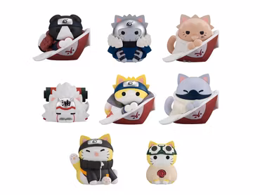 Naruto: Shippuden Nyaruto! Mega Cat Project The Bond Between Master and Disciple Box Set of 8 Figures (Rerelease)