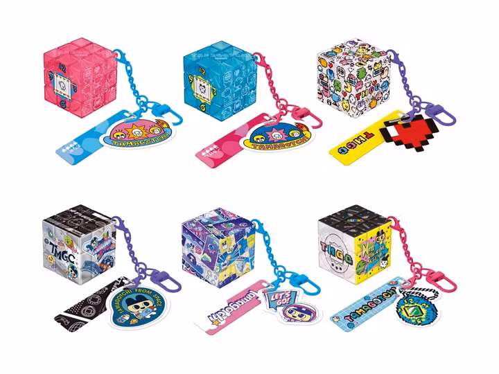 Rubik's ID Keychains Tamagotchi Set