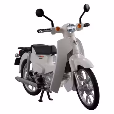 Honda Kaitanics Plastic Model Kit Super Cub 110 Classical White