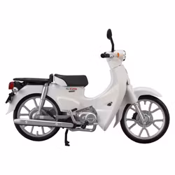 Honda Kaitanics Plastic Model Kit Super Cub 110 Classical White