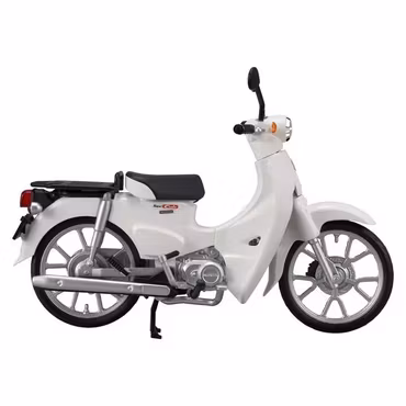 Honda Kaitanics Plastic Model Kit Super Cub 110 Classical White