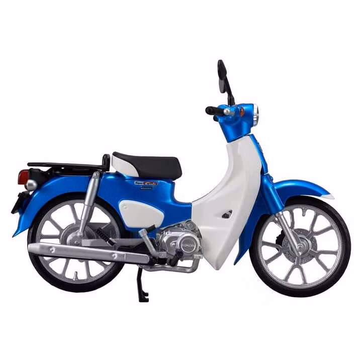 Honda Kaitanics Plastic Model Kit Super Cub 110 Glint Wave Blue Metalic
