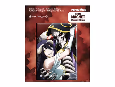 Overlord Fridge Magnet Albedo & Ainz