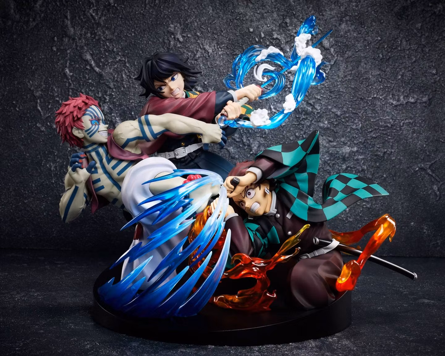 Demon Slayer: Kimetsu no Yaiba Tanjiro Kamado, Giyu Tomioka & Akaza Figure