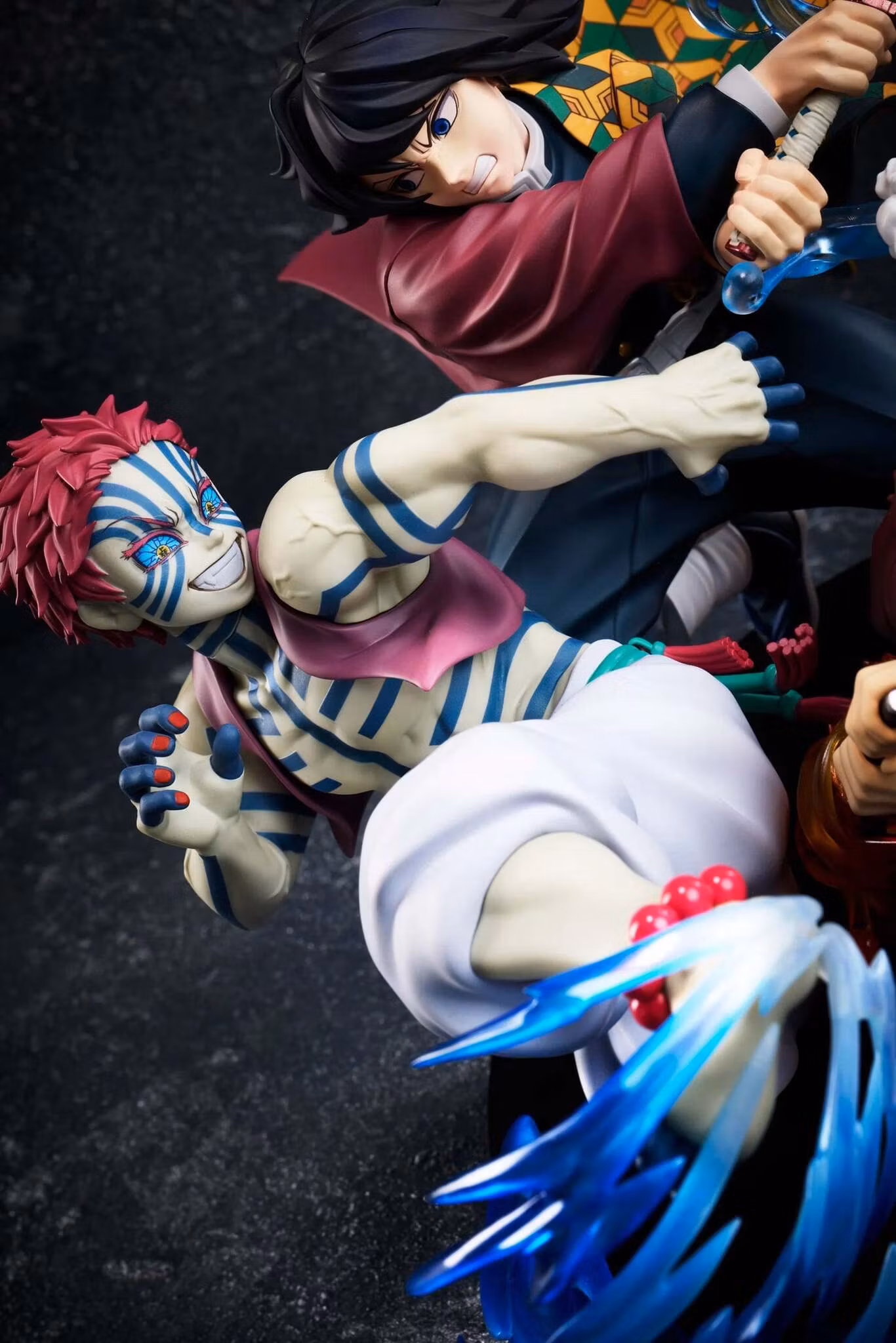 Demon Slayer: Kimetsu no Yaiba Tanjiro Kamado, Giyu Tomioka & Akaza Figure