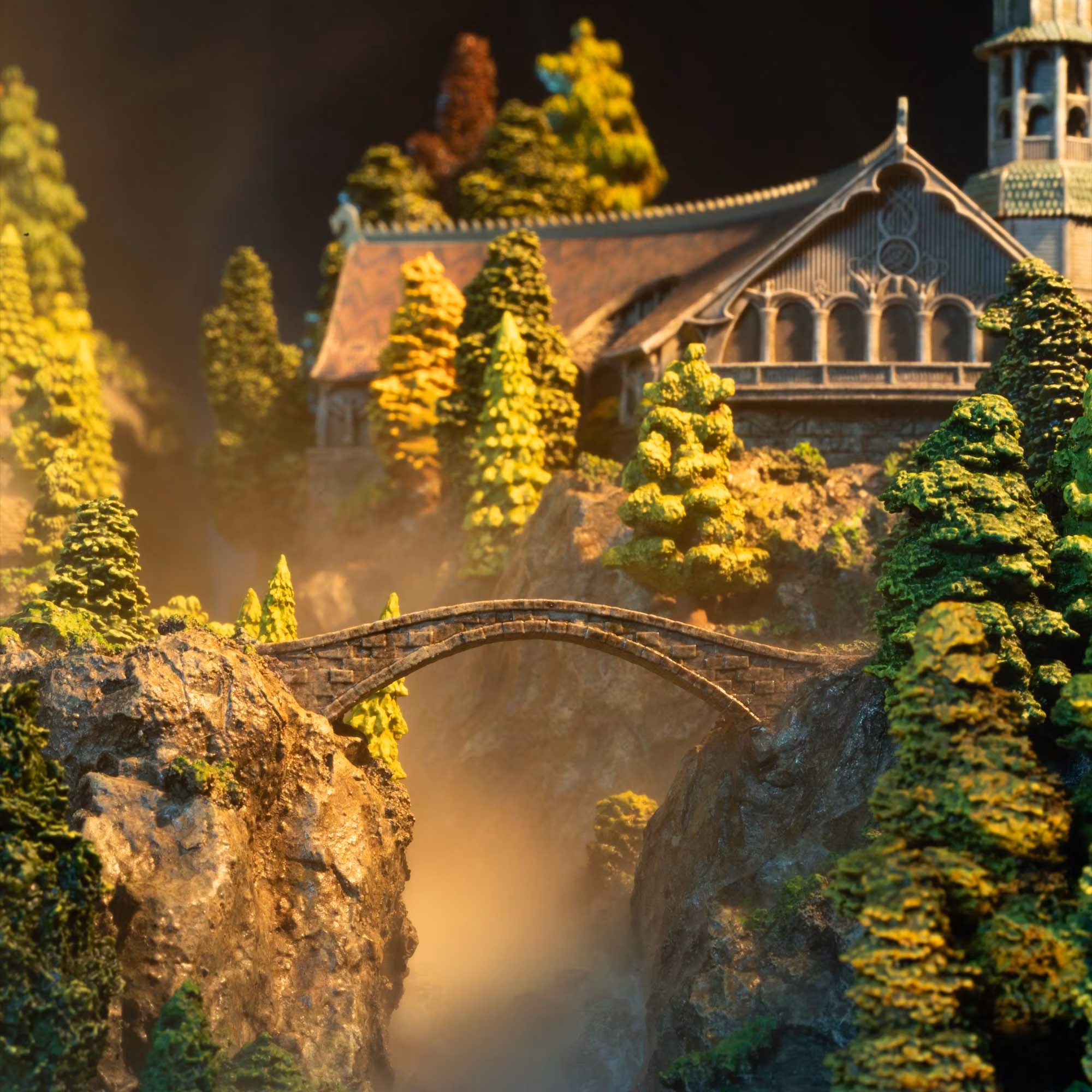 The Lord of the Rings Rivendell Limited Edition Miniature Environment