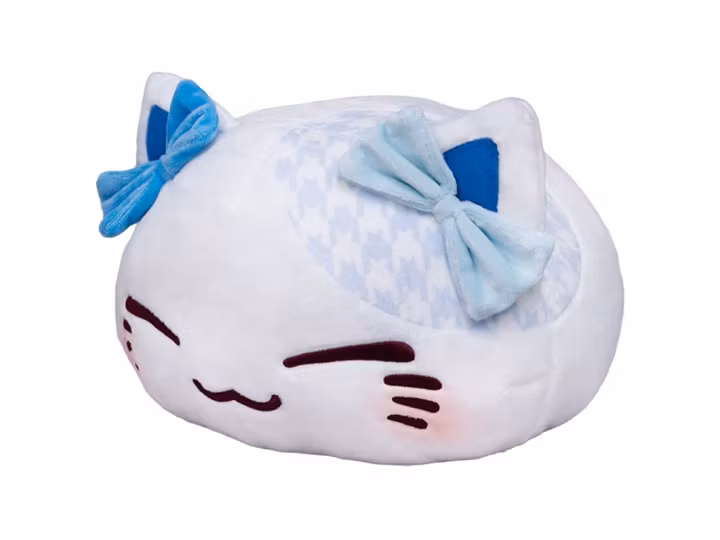 Nemu Neko Cat Plush Figure Cat Ribbon Big Blue Ver.