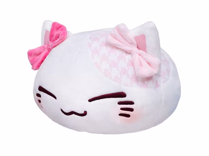 Nemu Neko Cat Plush Figure Cat Ribbon Big Pink Ver.