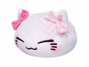 Nemu Neko Cat Plush Figure Cat Ribbon Big Pink Ver.