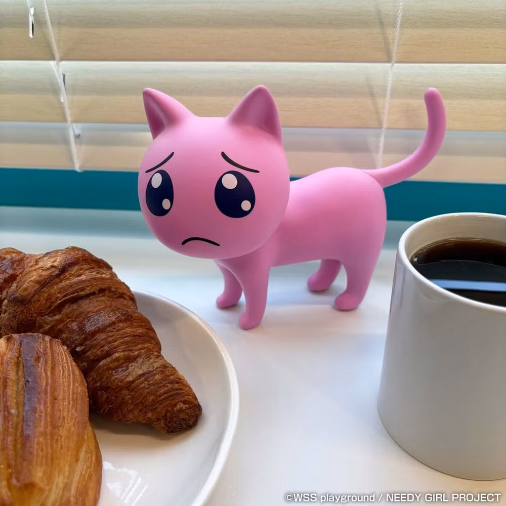Needy Girl Overdose Soft Vinyl Figure Cat Sorry