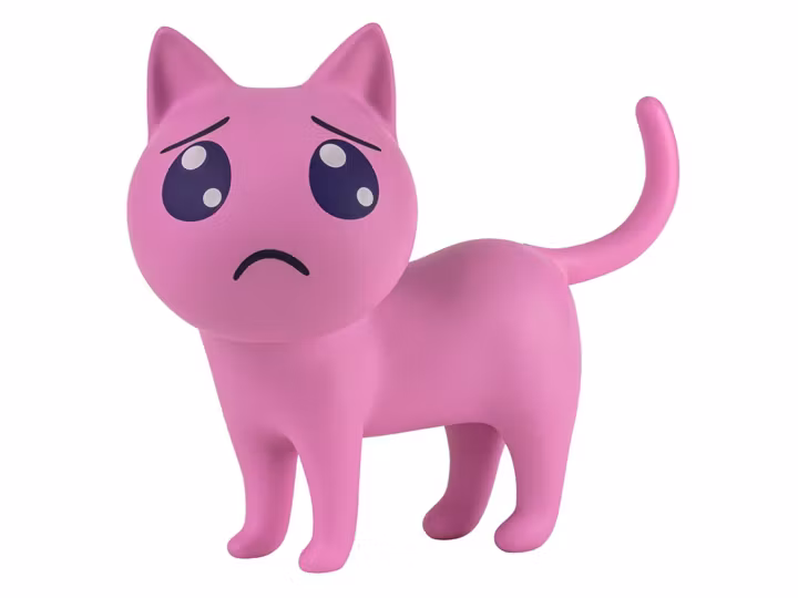 Needy Girl Overdose Soft Vinyl Figure Cat Sorry