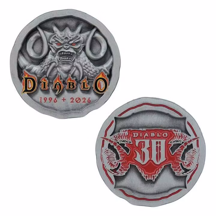 Diablo Collectable Coin 30th Anniversary Limited Edition