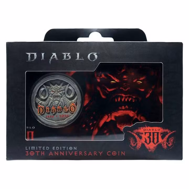 Diablo Collectable Coin 30th Anniversary Limited Edition