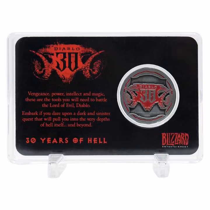 Diablo Collectable Coin 30th Anniversary Limited Edition