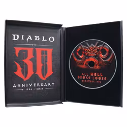 Diablo Replica 30th Anniversary CD-ROM Limited Edition