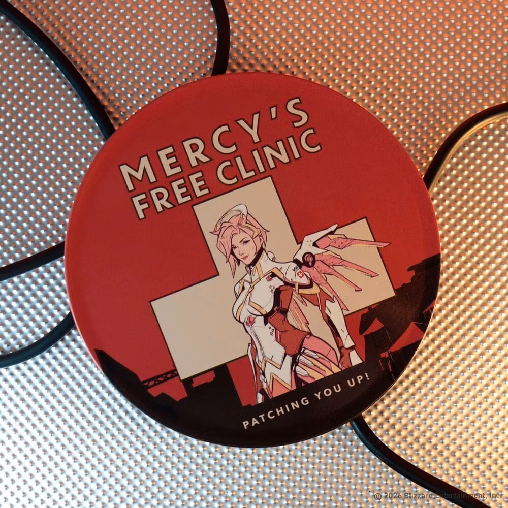 Overwatch Set of 4 Metal Coasters
