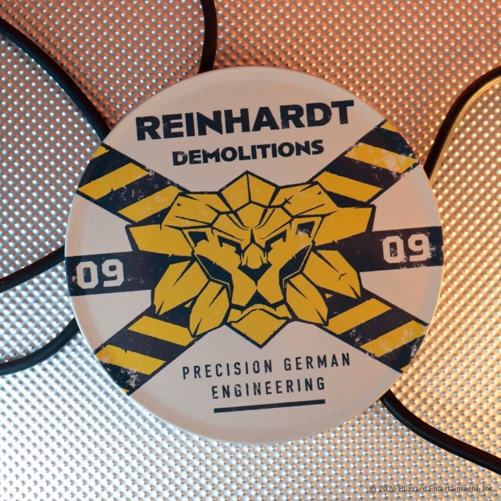 Overwatch Set of 4 Metal Coasters