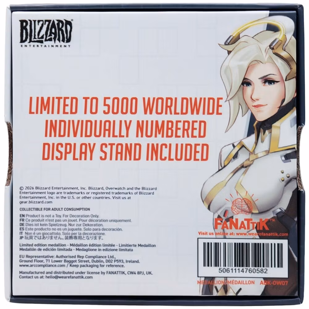 Overwatch Mercy Limited Edition Medallion