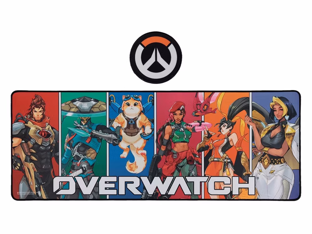 Overwatch XL Desk Pad and Coaster Set