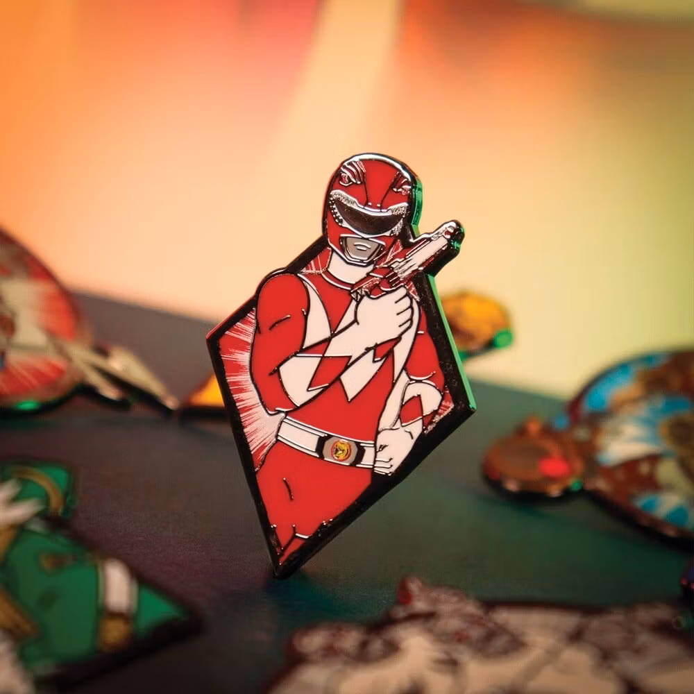 Power Rangers Box of 12 Random Pin Badges
