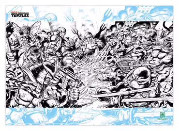 Teenage Mutant Ninja Turtles Art Print Comic Limited Edition