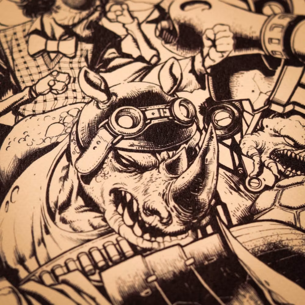 Teenage Mutant Ninja Turtles Art Print Comic Limited Edition