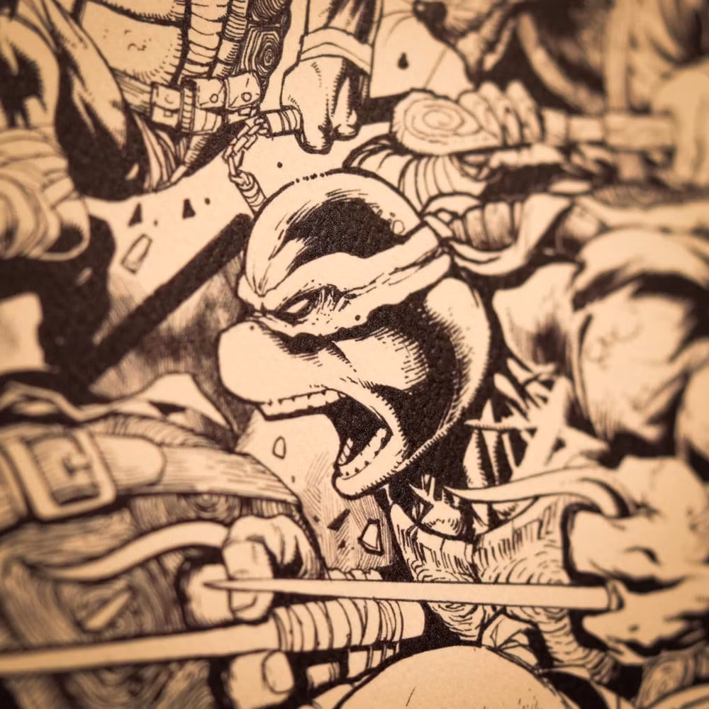 Teenage Mutant Ninja Turtles Art Print Comic Limited Edition