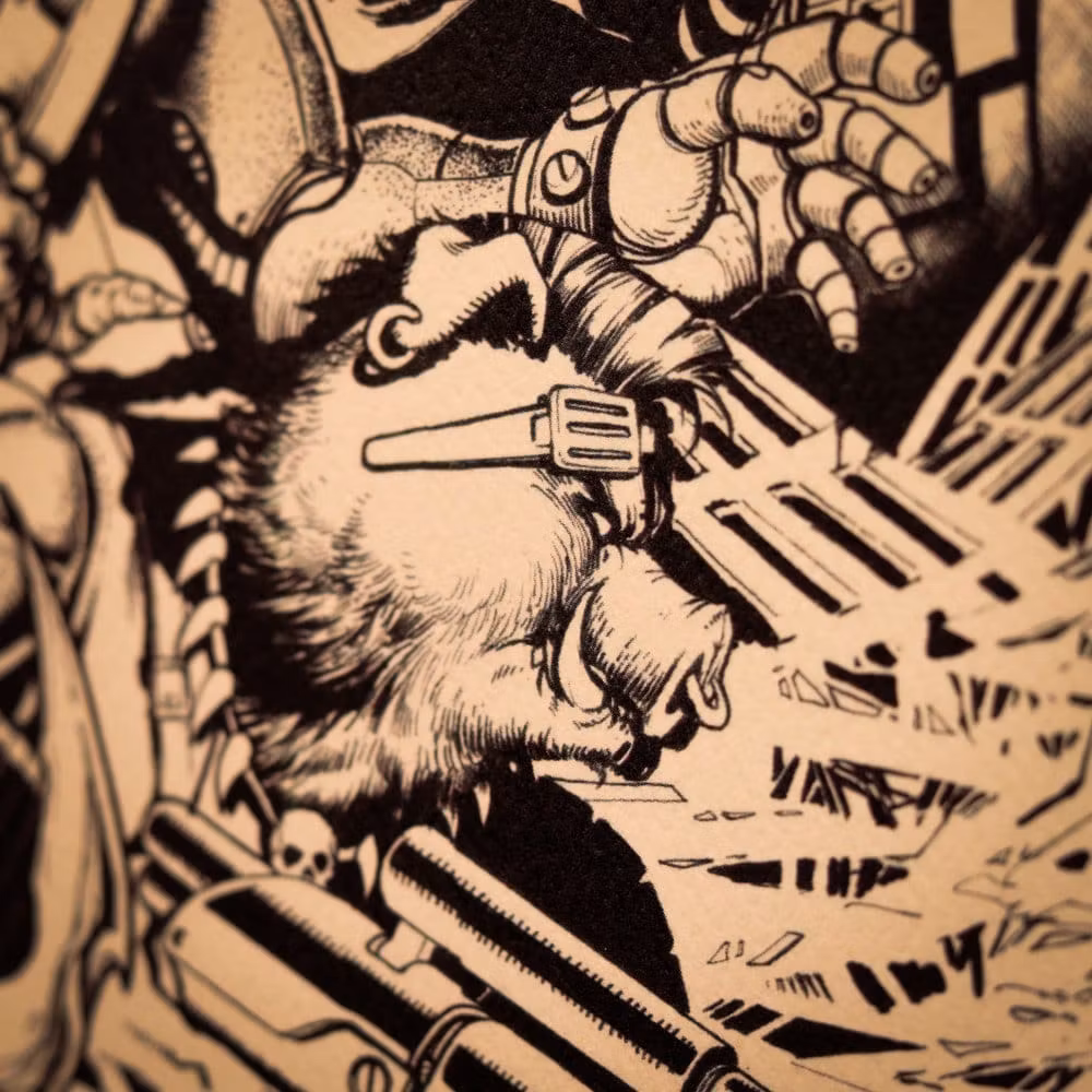 Teenage Mutant Ninja Turtles Art Print Comic Limited Edition