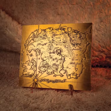 The Elder Scrolls The Empire of Tamriel Limited Edition Metal Map Replica