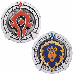 World of Warcraft Alliance/Horde Limited Edition Faction Coin