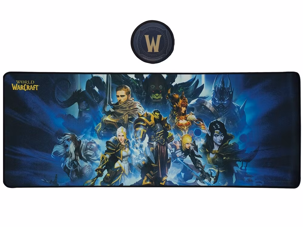 World of Warcraft XL Desk Pad and Coaster Set
