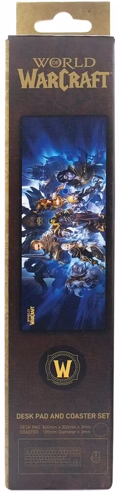 World of Warcraft XL Desk Pad and Coaster Set