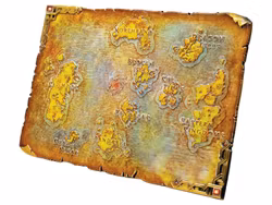 World of Warcraft Azeroth Metal Map Limited Edition Replica
