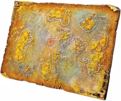 World of Warcraft Azeroth Metal Map Limited Edition Replica
